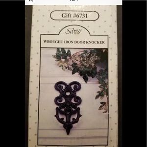 Wrought Iron Door Knocker (New in Box)